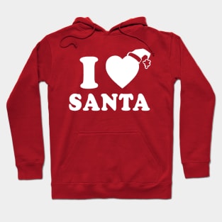 i love santa Hoodie